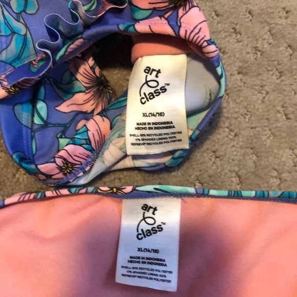 Art class for target cute tropical girls bikini - Picture 3 of 4